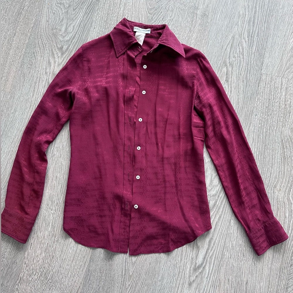 Dolce & Gabbana Vintage Silk Shirt